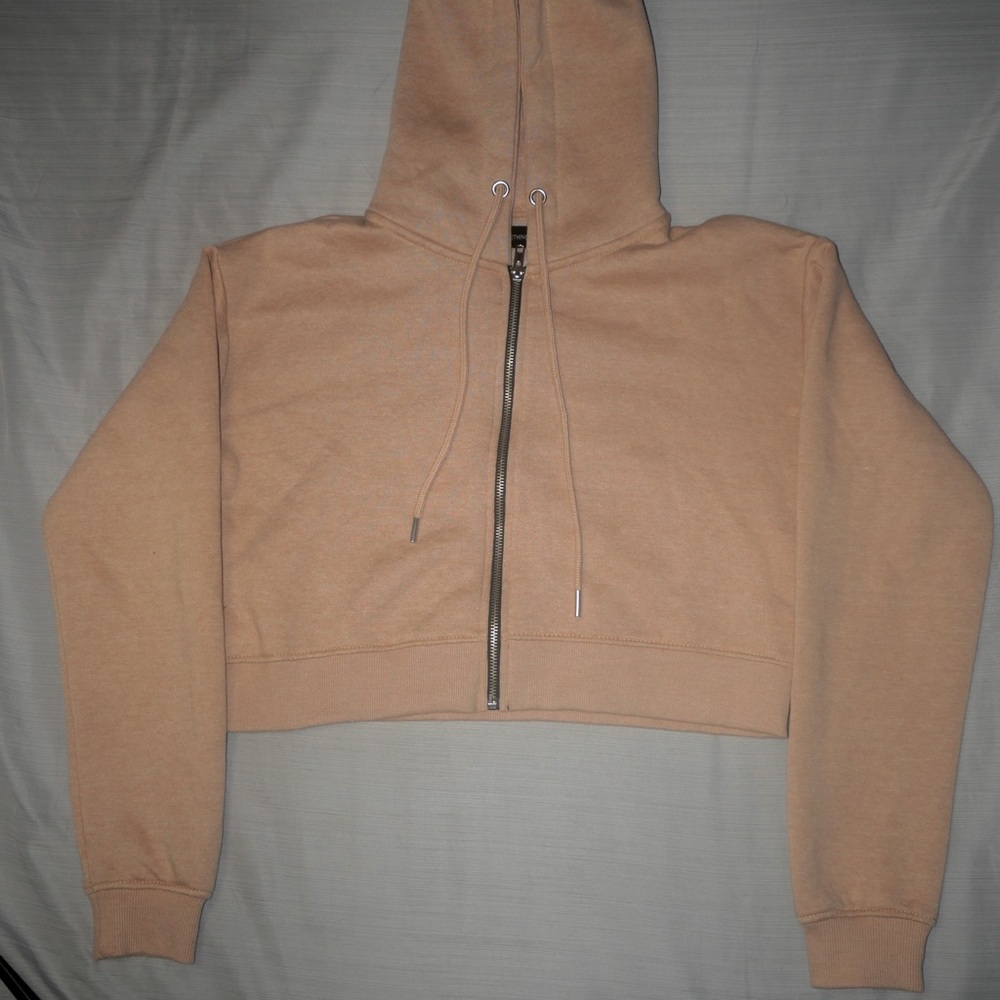 Nude Cropped Sweater